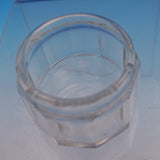 La Pierre Sterling Silver Glass Dresser Jar GW Interior Non-Mono #464 (#9165)