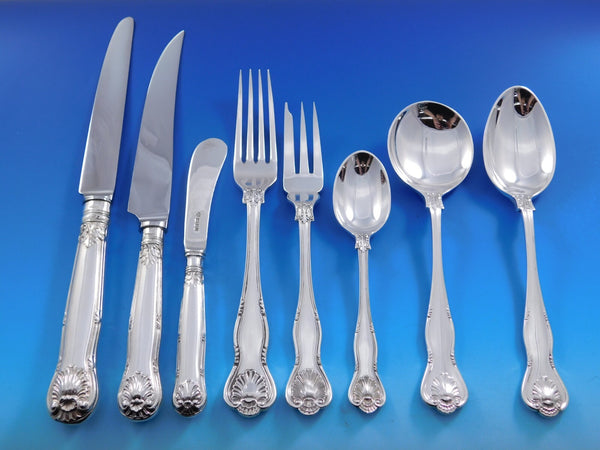 Royal Husk by CJ Vander English Sterling Silver Flatware Set Service Dinner 107