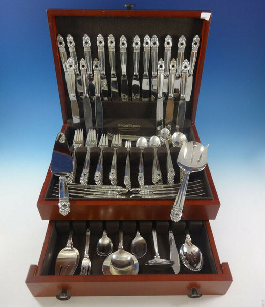 Royal Danish by International Sterling Silver Flatware Set 18 Service 161 Pieces