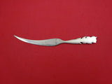 Unknown by Shiebler Sterling Letter Opener w/ forget me nots Enameled 4 5/8"