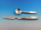 Zig Zag by Lisa Jenks for Lunt Stainless Steel Modernist Bar Set Knife Spoon New