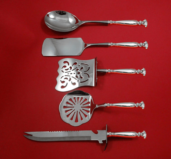 Romance of the Sea by Wallace Sterling Silver Brunch Serving Set 5pc HHWS Custom