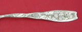 Berry by Whiting Sterling Silver Serving Spoon with Black Raspberry Motif 8 1/2"