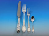 Luigi XVI by Calegaro Italy 800 Silver Flatware Set Service 24 pcs Dinner
