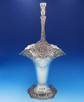 J.E. Caldwell Sterling Silver Flower Basket #5663/47 20" x 11" 49.7 ozt. (#7629)