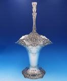 J.E. Caldwell Sterling Silver Flower Basket #5663/47 20" x 11" 49.7 ozt. (#7629)