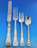 Wave Edge by Tiffany and Co Sterling Silver Flatware Set 8 Service 82 pcs Dinner
