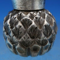 GW George Wish English Sheffield Sterling Silver Pepper Shaker Thistle (#6652)