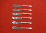 Modern Victorian by Lunt Sterling Trout Knife Set 6pc. HHWS  Custom Made 7 1/2"