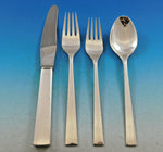 Margrethe by Georg Jensen Sterling Silver Flatware Set Service 24 pc Modern