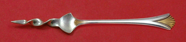 Regency Shell Gold by Lunt Sterling Silver Butter Pick Twisted 5 3/4" Custom