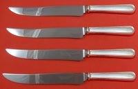 Calvert by Kirk Sterling Silver Steak Knife Set 4pc Large Texas Sized Custom