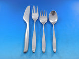 Lauffer Design 2 Stainless Steel Flatware Set for 8 Service 51 Pieces Estate