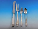 Devonshire by International Sterling Flatware Set Service 44 pcs Dinner C Mono