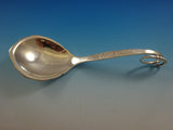 Ornamental #41 by Georg Jensen Sterling Silver Berry Spoon w/ Leaf Shape Bowl 8"