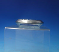 Georgian Bead by Amston Sterling Silver and Crystal Coaster 3 1/4" #144 (#5723)