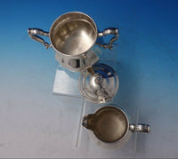 Rogers Sterling Silver Tea Set 4-Piece Coffee Tea Sugar Creamer (#5171)