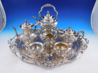 Francis I by Reed & Barton Sterling Silver Tea Set 7pc w/ Kettle & Tray #292365