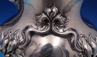 Eton by Wallace Sterling Silver Creamer Art Nouveau #1160 Monogram C (#8403)