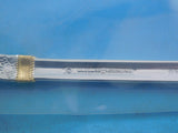 Aegean Weave Gold by Wallace Sterling Silver Relish Scoop Custom Made 6 3/8"