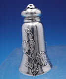Applied Metals by Gorham Sterling Silver Pepper Shaker #A3138 w/ Daisies (#8971)