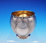 Gorham Coin Silver Cup Barrel Shape GW Interior BC Design Beads #70 (#3549)