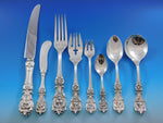 Francis I Reed & Barton Sterling Silver Flatware Set 12 Service 101 pcs Dinner