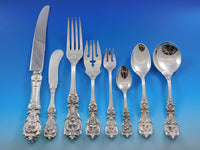 Francis I Reed & Barton Sterling Silver Flatware Set 12 Service 101 pcs Dinner