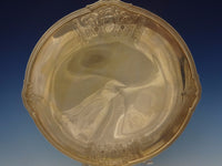 Saint Dunstan Chased by Gorham Sterling Silver Cake Plate 10 1/2" Diameter #0616