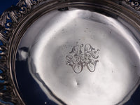 Redlich Sterling Silver Centerpiece Bowl #1699 Pierced Leaf Flower Border #8249