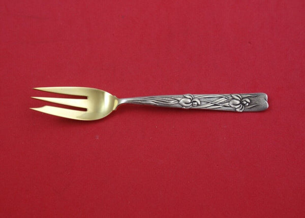 Vine by Tiffany Sterling Silver Pastry Fork GW 3-tine Iris Motif 5" TIFFANY BOOK