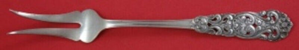 Valdres by Th. Marthinsen Norwegian .830 Silver Buffet Fork 2-Tine 9 1/2"
