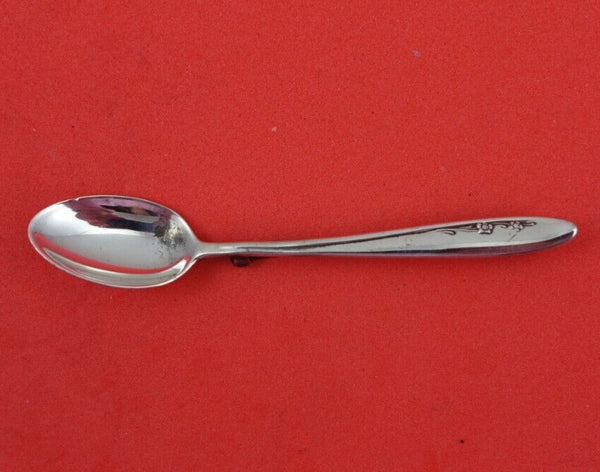 Spring Serenade by Lunt Sterling Silver Salt Spoon Pin 2 3/4" Heirloom