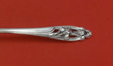 Silver Iris by International Sterling Silver Ice Cream Dessert Fork Custom 6"