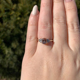 14k Gold 1.19ct Precious Genuine Natural Topaz and .17ct Diamond Ring (#J7113)