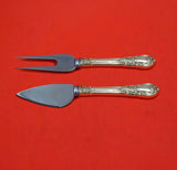 American Victorian by Lunt Sterling Silver Hard Cheese Serving Set 2pc Custom