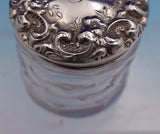 La Pierre Sterling Silver and Glass Dresser Jar with GW Interior #466 (#9162)