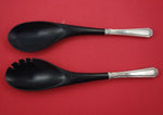 Louis XIV by Towle Sterling Silver Salad Serving Set w/ ebony 11 3/4"