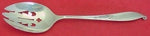 Wishing Star by Wallace Sterling Silver Pierced Serving Spoon Original 8 1/4"
