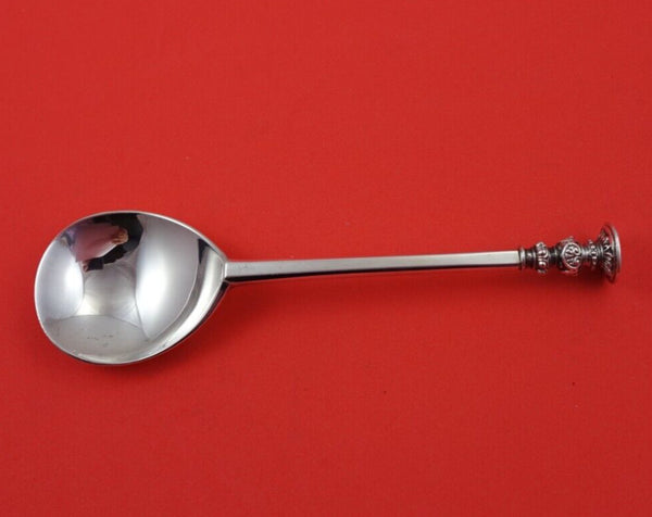 Elizabethan by Gorham Silverplate Preserve Spoon Seal Design Reproduction 1593