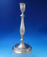 Gadroon Sterling Silver Candlestick Pair #2538 12 1/4" x 5 3/4" c.1930 (#5889)