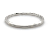 18k White Gold Wedding Band Ring Dated 1930 Size 7.25 Jewelry (#J7281)