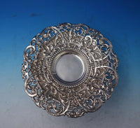 Brunswick French 950 Silver Pair of Coasters Wide Pierced Border 9" Dia (#5474)