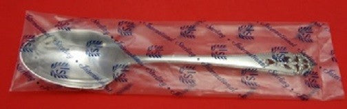 Queen's Lace by International Sterling Silver Serving Spoon 8 1/2" New