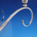 Sciarrotta Sterling Silver Candlestick Pair 3-Light All Sterling Handmade #7952