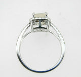 14k Gold Cushion Cut Peach Genuine Natural Morganite Ring with Diamonds (#J5116)