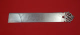 Shiebler Sterling Silver Ruler w/ art nouveau woman 11 1/4"