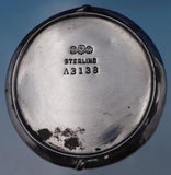 Applied Metals by Gorham Sterling Silver Pepper Shaker #A3138 w/ Daisies (#8971)