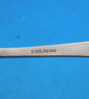 Japanese Sterling Silver .950 Demitasse Spoons with Engraved Scenes Set of 6