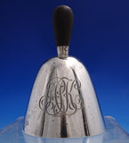 Shiebler Sterling Silver Dinner Bell w/ Wood Handle #23D 3 1/4" x 2 3/8" (#8732)